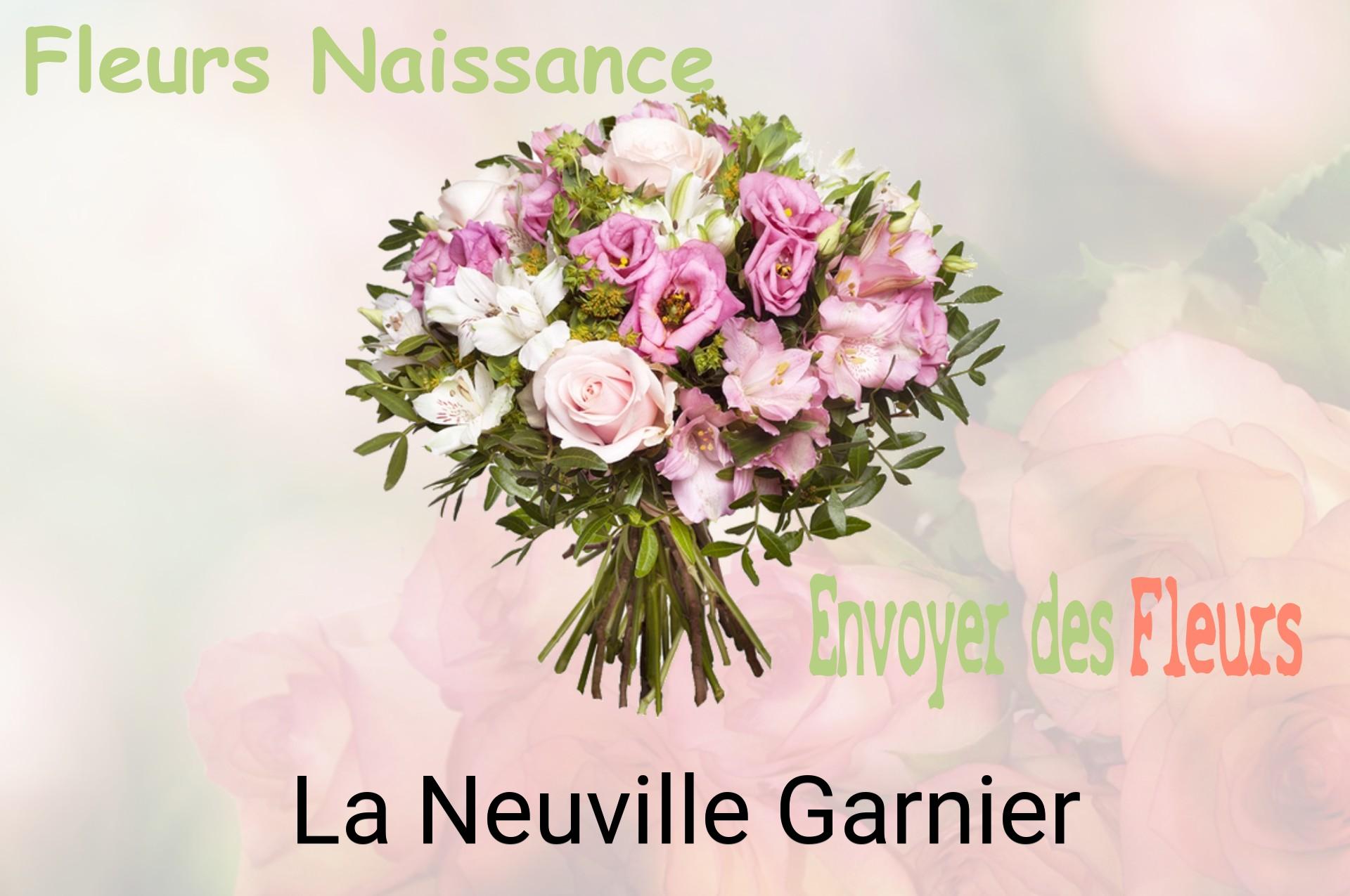 Bouquet de fleurs de naissance livré à La Neuville-Garnier